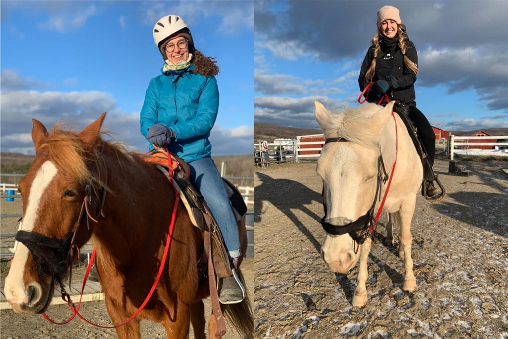 Wondering What to do in the finger lakes this winter? Try horseback riding!