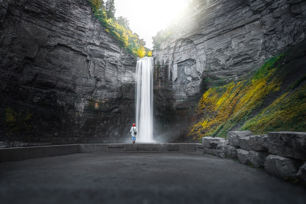 Finger Lakes Waterfalls, beautiful shot of Taughannock Falls State Park