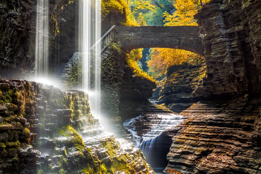Finger Lakes Waterfalls, watkins glen state park, one park with 19 gorgeous gorges and waterfalls