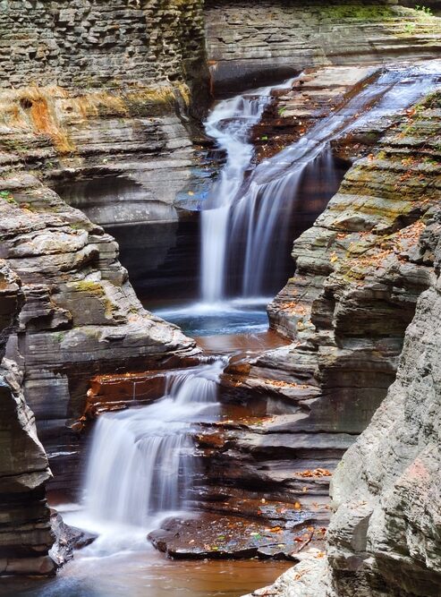 One of our favorite activities in the Finger Lakes region is chasing the Watkins Glen waterfalls.