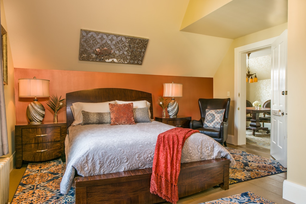 Upstate New York Spa on-site at our Finger Lakes Bed and Breakfast, one of our suites pictured here