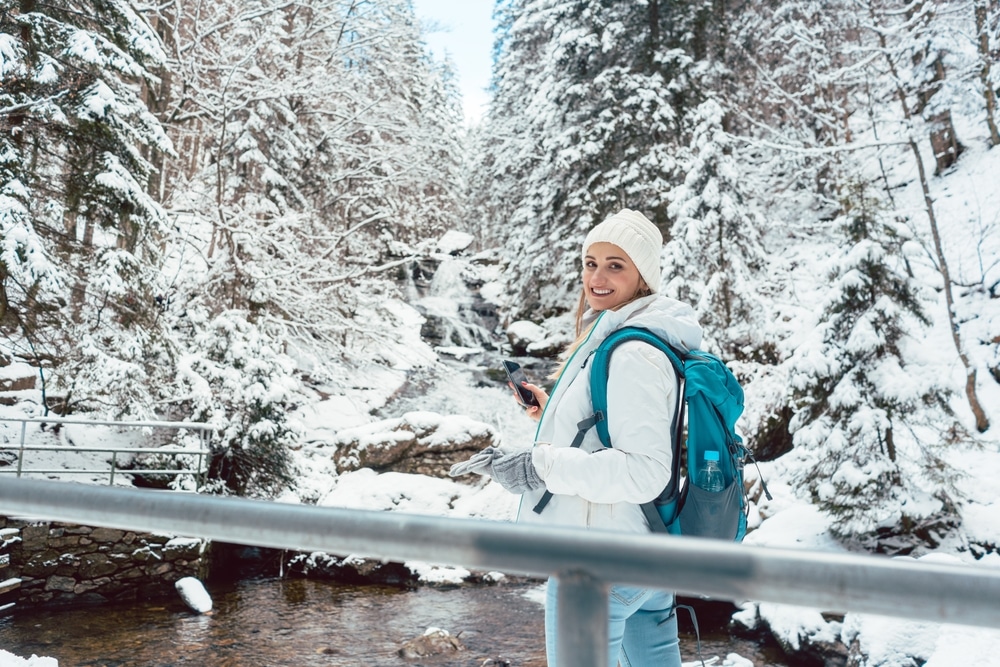 Buttermilk Falls State Park this winter